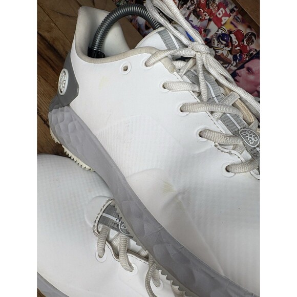 Gfore MG4+ Golf Shoe Men 8.5 Snow White Contrast Spikeless Waterproof G4MA23EF25
